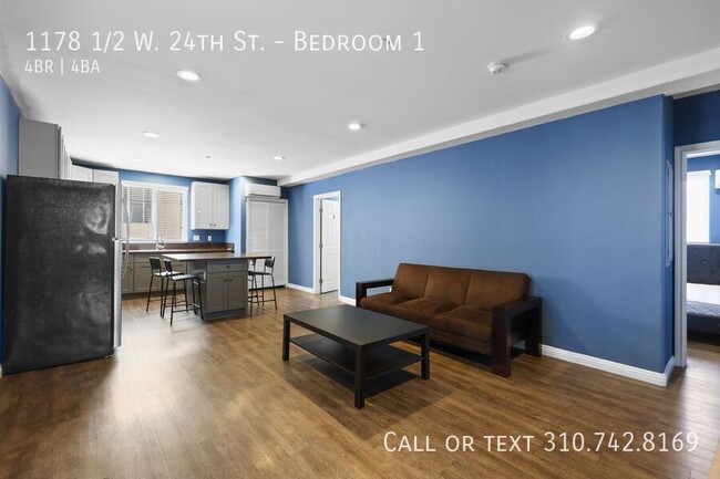 Photo - 1178 1/2 W. 24th St.-Bedroom 1 Apartment Unit Bedroom 1