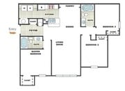 3BR/2BA