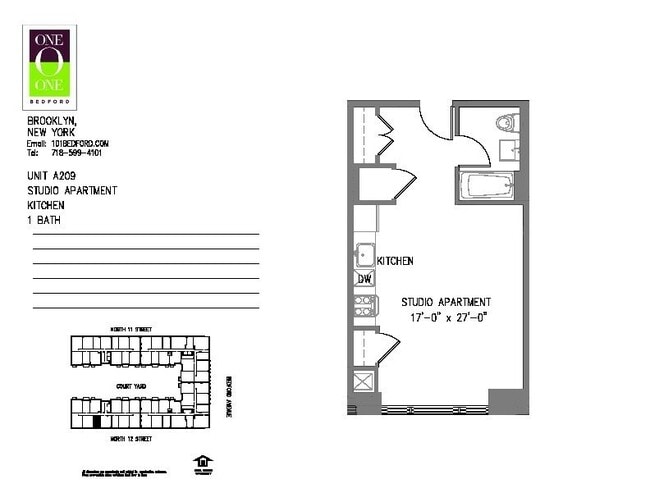 101 Bedford Ave Apartment Unit PHC811 Brooklyn, NY
