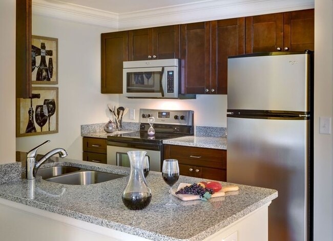 Wood Cabinets & Stainless Appliances
