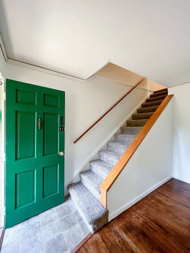 Main entrance and stairs