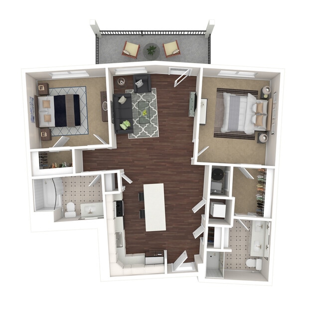 Two Bedroom 2.3