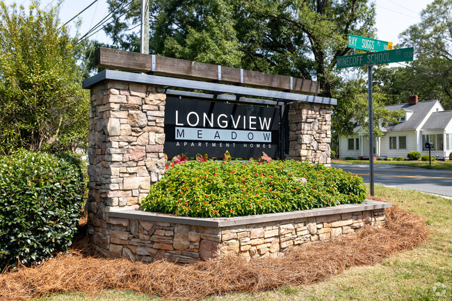 Entrance Sign - Longview Meadow Apartments