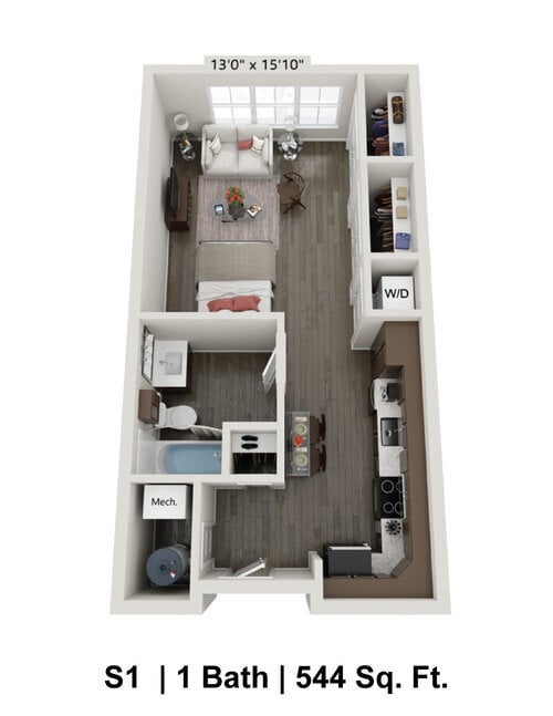 Floor Plan - Studio - S1A