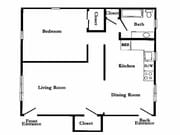 1BR/1BA