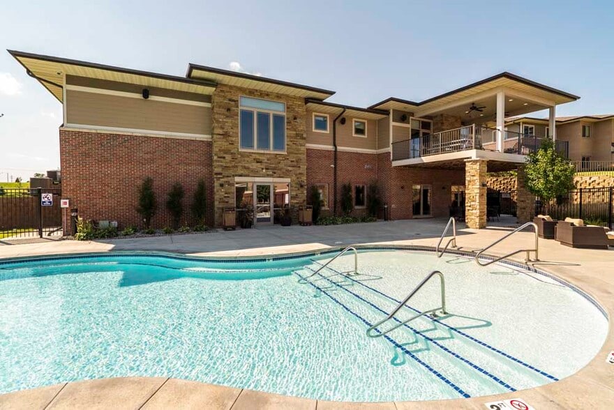 Hot days call for cool swims in our resort-style swimming pool.
