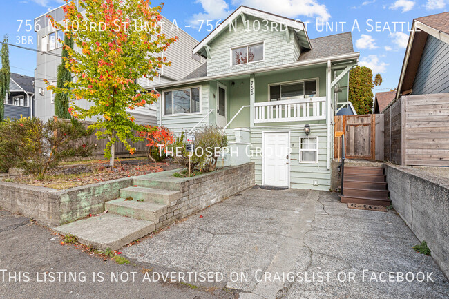 Fantastically located 3 bed in North Seattle - Fantastically located 3 bed in North Seattle Apartamento Unidad 756 N 103rd St  A Seattle