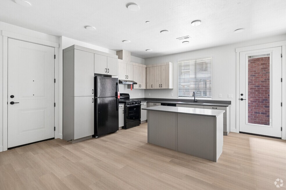2BR, 2BA - 975SF ADA - Kitchen / Living Room
