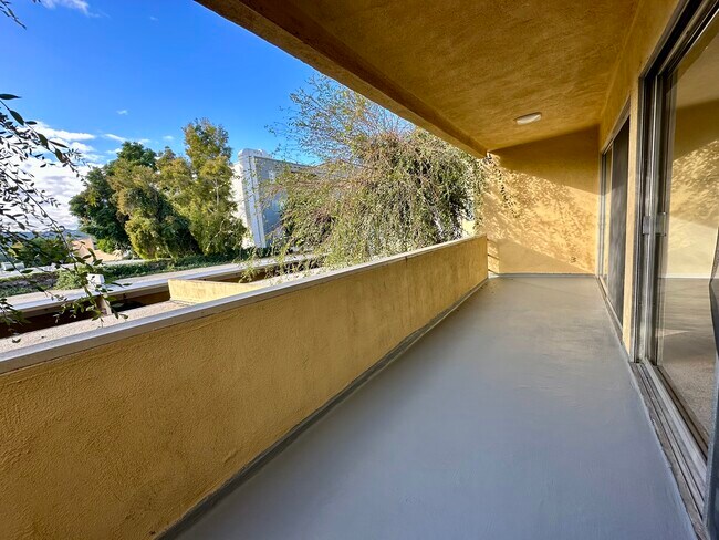 Large balcony