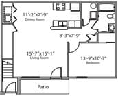 One Bedroom Vista