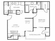 1BR/1BA