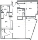 2Bed, 2Bath C Units 409,309,209