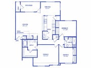 3BR/2BA