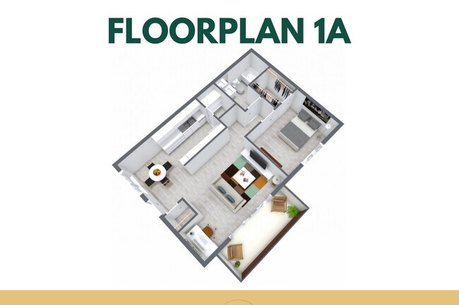 Our sample floorplan 1A