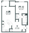 1 Bedroom | 1 Bath | 890 SF