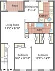 Two Bedroom First Floor