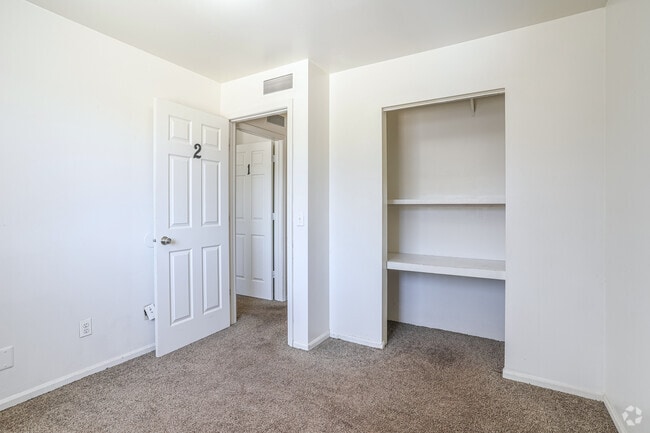 Closet with Build-In Shelves