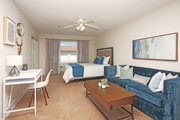 Studio, 1 BA - Living Area