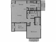 1BR/1BA