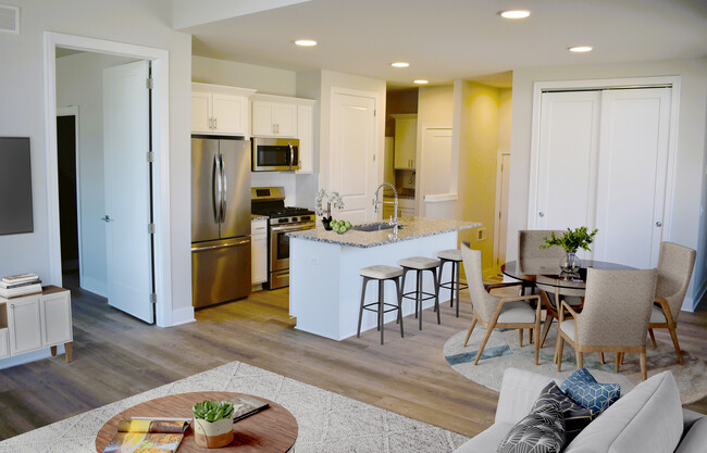 Open Concept Floor Plan - The Enclave of Beacon Hill Apartments