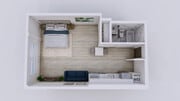 Studio No Balcony + WD