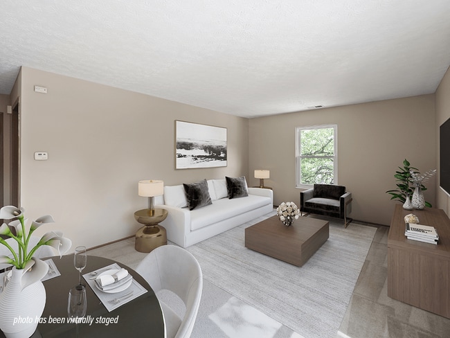Spacious Sunlit Living Room