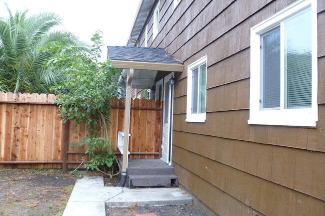 Entrance to the Backyard - 175 W I St Townhome