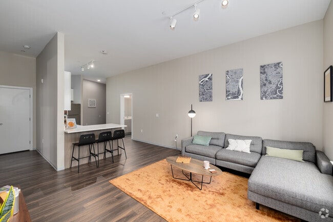 3BR, 2BA - 1,045SF - Living Room