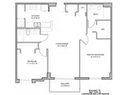 Building B - 2 Bedroom, 2 Bath