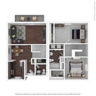 The Locomotive: Beds - 2: Baths - 1.5: SqFt Range - 1200 to 1200