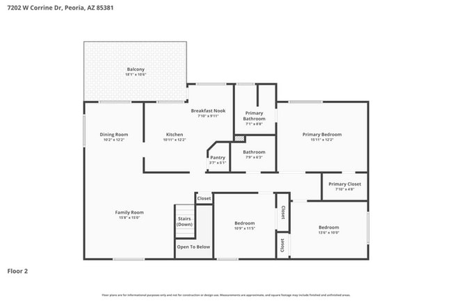 Photo - 6Bed/3Bath Split Level House at Cactus/75th Ave! Ready for Immediate Move-In! -- POOL!