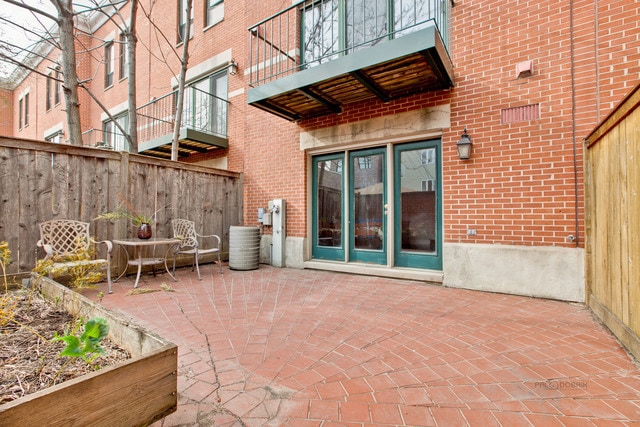 Backyard with Balcony