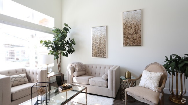 Living Room - 2BR, 2.5BA - 1,621 SF - Verbena