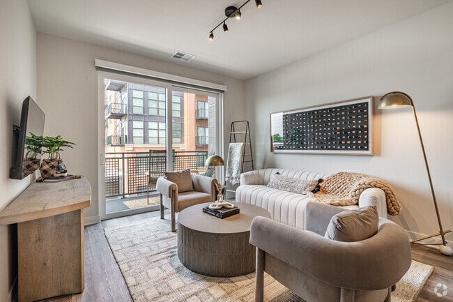 1HAB, 1BA - 770 ft² - Sala de estar - The Dawson