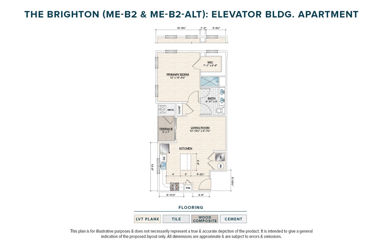 Floor Plan - The Brighton (ME-B2 & ME-B2-ALT)