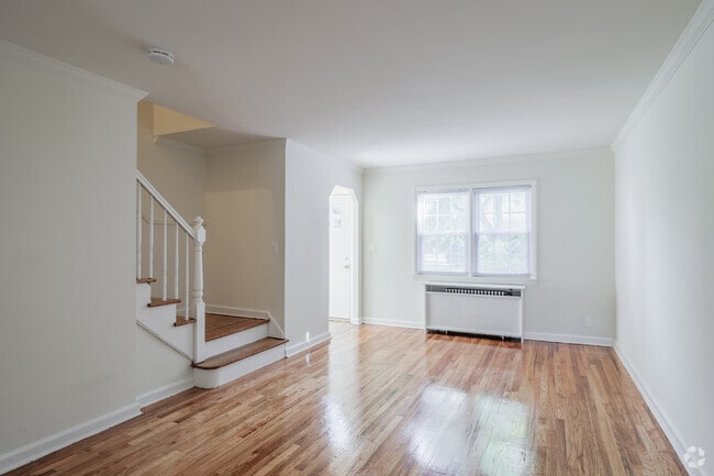 2BR, 1BA Duplex - Living Room