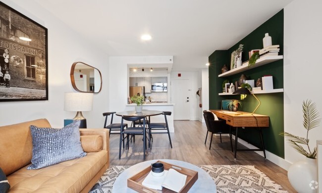 View of kitchen from the living room area - Observer Park Rental