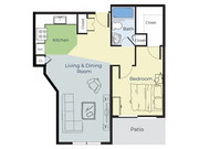 Oak | One Bedroom