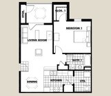 1BR/1BA