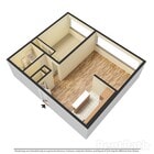 1 Bedroom - 3D
