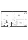 2 BR Split Level, Vaulted Ceilings!