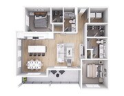 Plano de planta B3 The Jaxon
