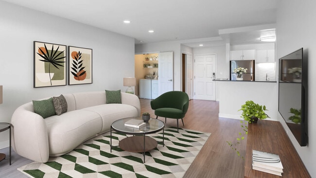 Living Room with Hard Surface Flooring - Cronin's Landing