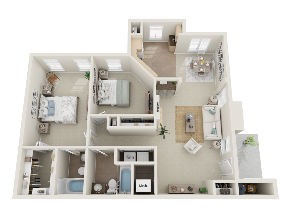 Floor Plan - The Serene