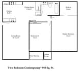 2 Bedroom Contemporary
