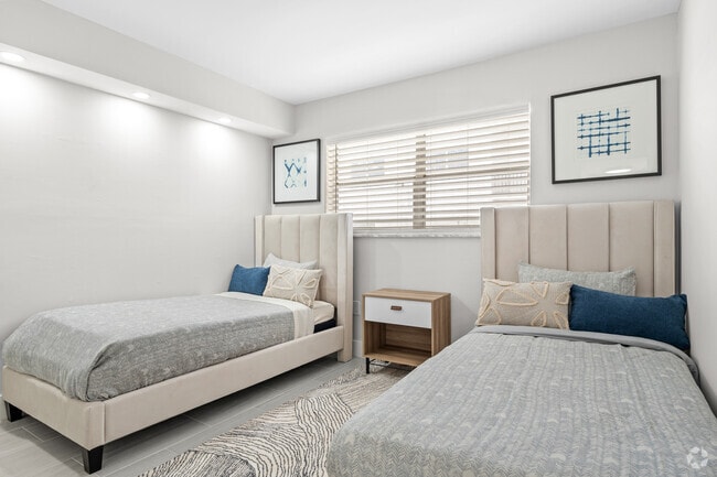 2BR, 1BA - 1,000SF - Bedroom 1