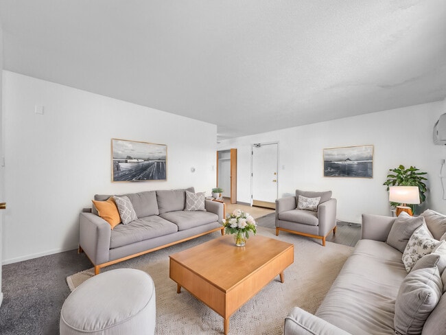 Living Room - Elm Village Apartments