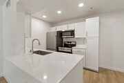Newly Renovated Kitchen with Stainless Steel Appliances and Quartz Countertops