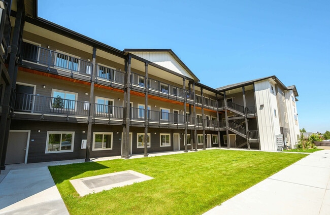 Brand new apartments construction