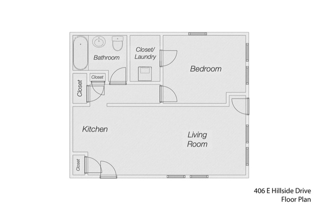 Photo - 406 E Hillside Dr Unidad 1